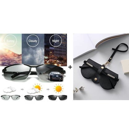 🥳2026 HOT SALE🥳💞50K+ SOLD!🕶️🌦️ Upgraded Photochromic Lenses 50% OFF! Anti-glare polarization meets smart light adaptation. A stylish, intelligent choice for your eyes. 💎😎
