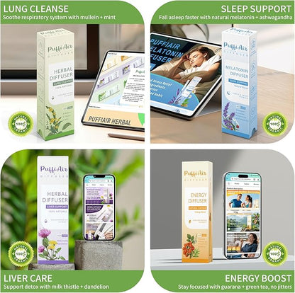 PuffiAir Herbal Diffuser (Pack of 4)