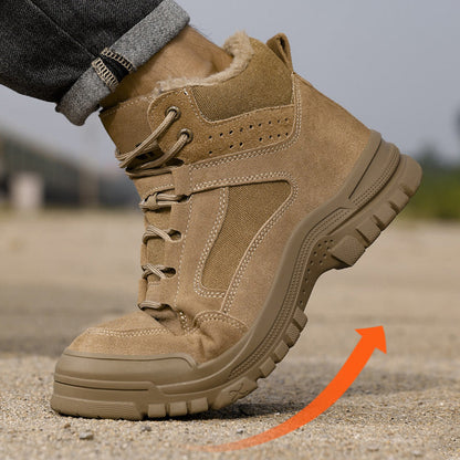 🎅 Men's Winter Safety Shoes – Steel Toe Cap and Slip-Resistant! -- Free Shipping